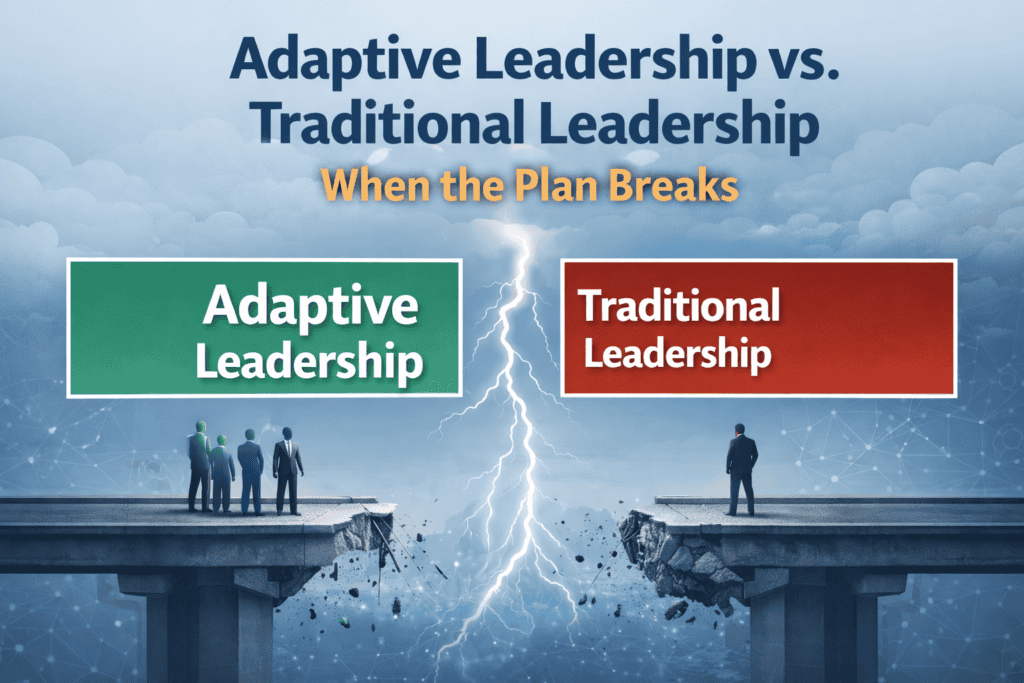 Adaptive Leadership vs. Traditional Leadership: Why the Old Playbook Breaks Under Pressure