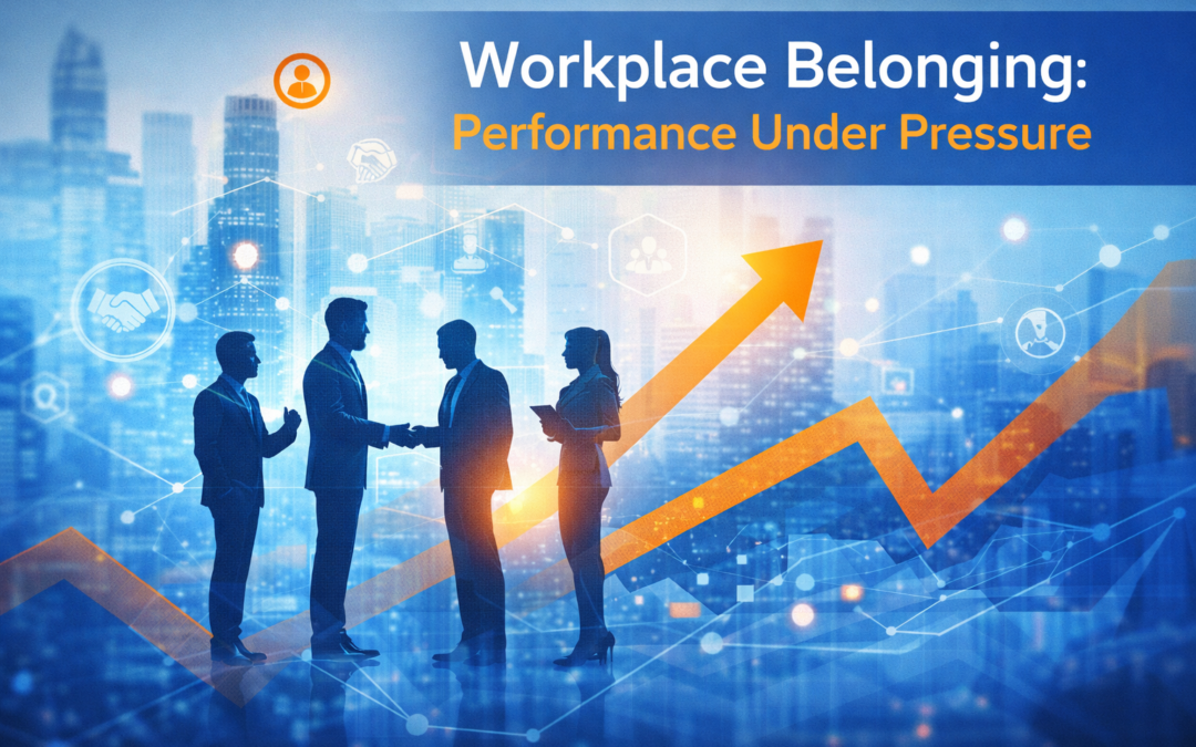 Belonging at work improves performance under pressure