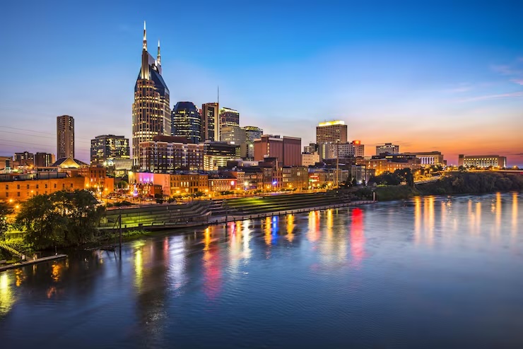 Nashville motivational speaker Dr. Rick Goodman keynote Music City skyline