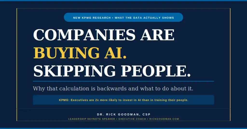 Leadership Training Investment vs Technology Spending: What a New KPMG Report Found