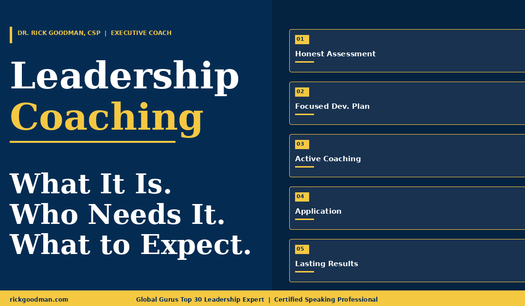 Leadership Coaching: What It Is, Who Needs It