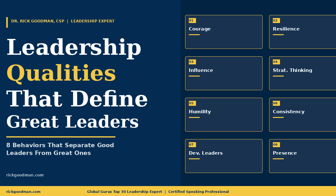 Leadership Qualities That Define Great Leaders