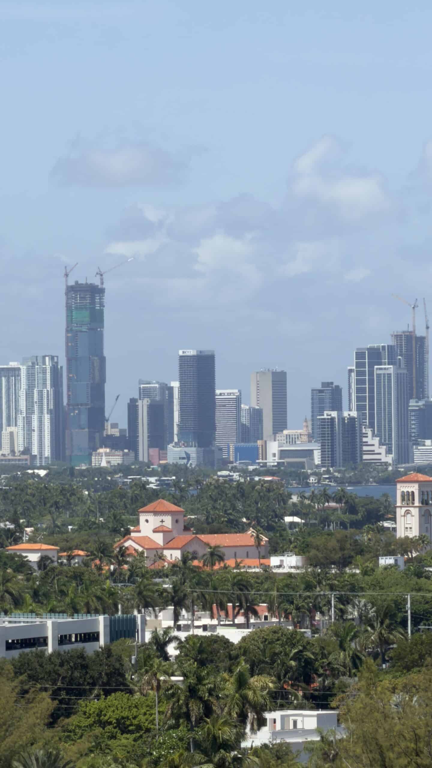 Dr. Rick Goodman, Miami motivational speaker, with the Miami skyline